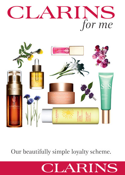Clarins for Me Loyalty Scheme